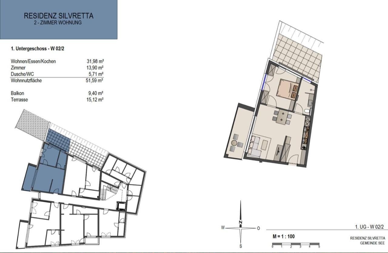 Charmantes Apartment In Der Residenz Silvretta - Inklusive Silvretta Card Premium See Exterior foto